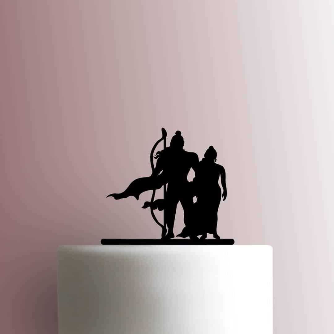 Hindu Lord Ram and Devi Sita 225-C149 Cake Topper