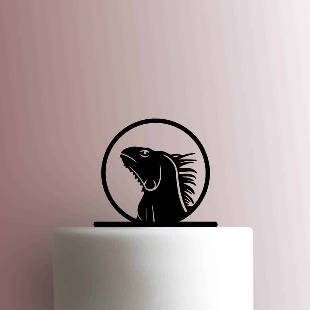 Iguana Head 225-C152 Cake Topper