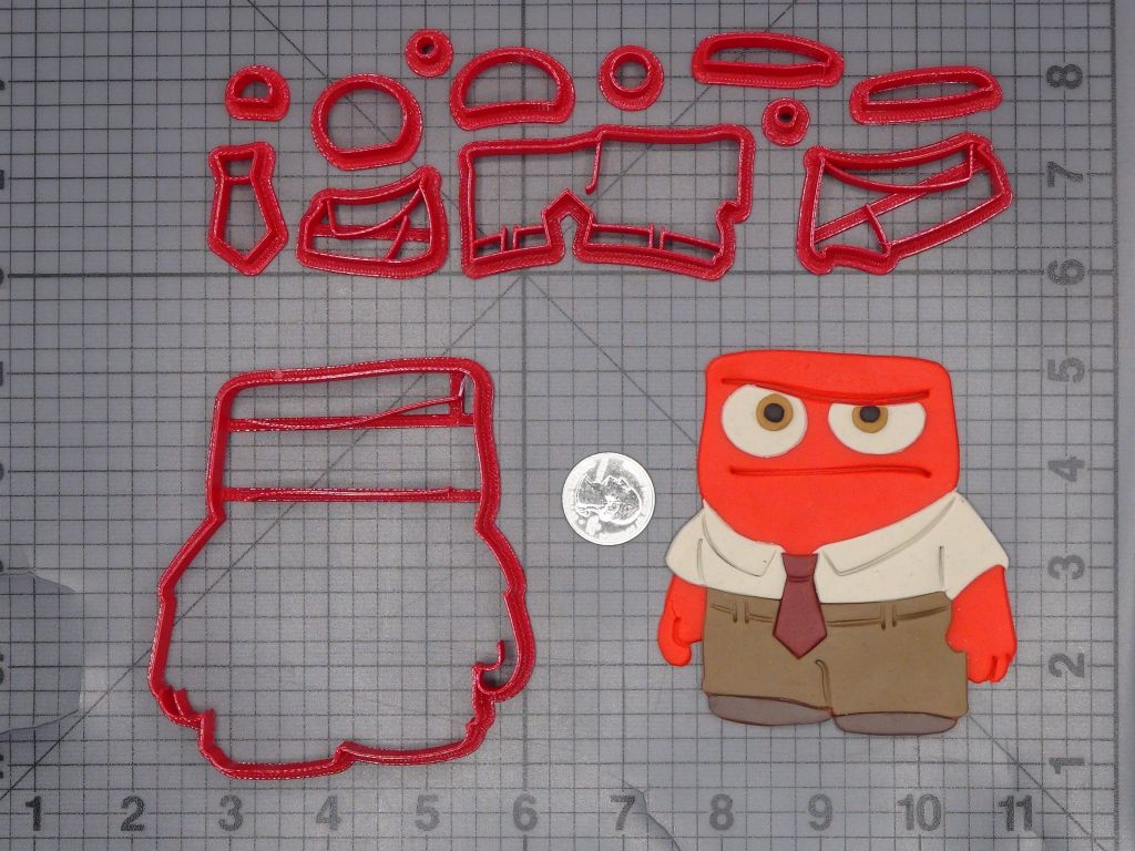 JB_Inside Out - Anger Body 266-M011 Cookie Cutter Set