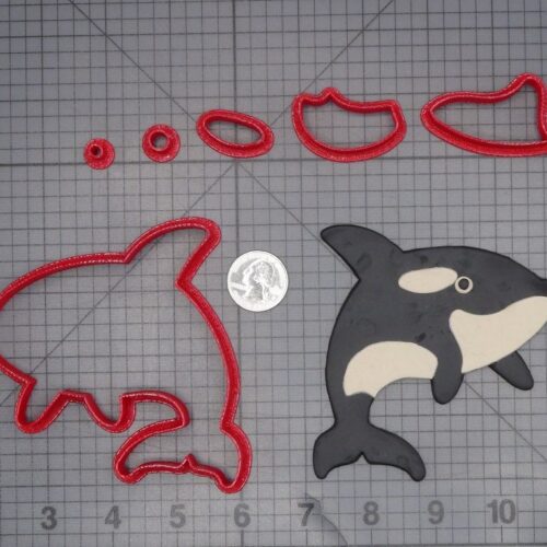 Killer Whale Body 266-L819 Cookie Cutter Set