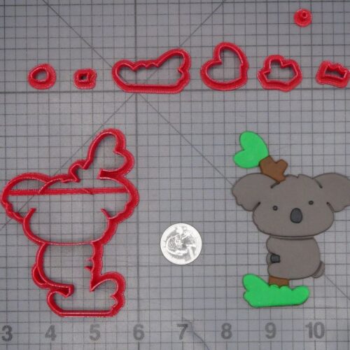 Koala on Tree 266-L818 Cookie Cutter Set