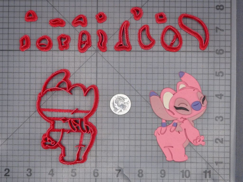 JB_Lilo and Stitch - Angel Body 266-L984 Cookie Cutter Set