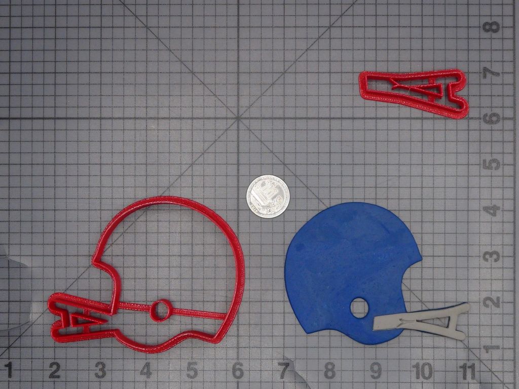 Football Helmet 266-L911 Cookie Cutter Set