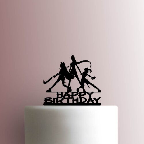 K Pop Demon Hunters - Huntrix Happy Birthday 225-C167 Cake Topper