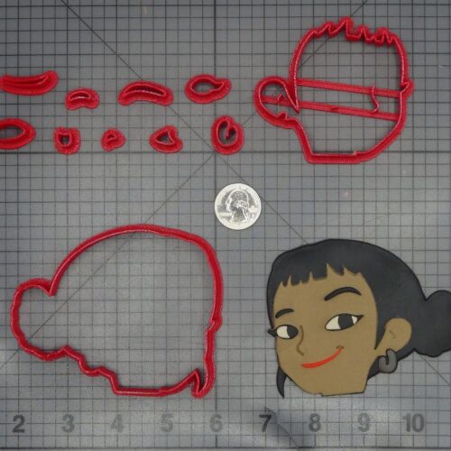 K Pop Demon Hunters - Zoey Head 266-M519 Cookie Cutter Set