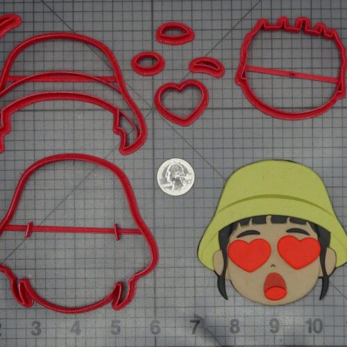 K Pop Demon Hunters - Zoey Heart Eyes 266-M521 Cookie Cutter Set