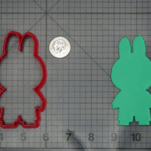 Labubu Body 266-M382 Cookie Cutter Silhouette