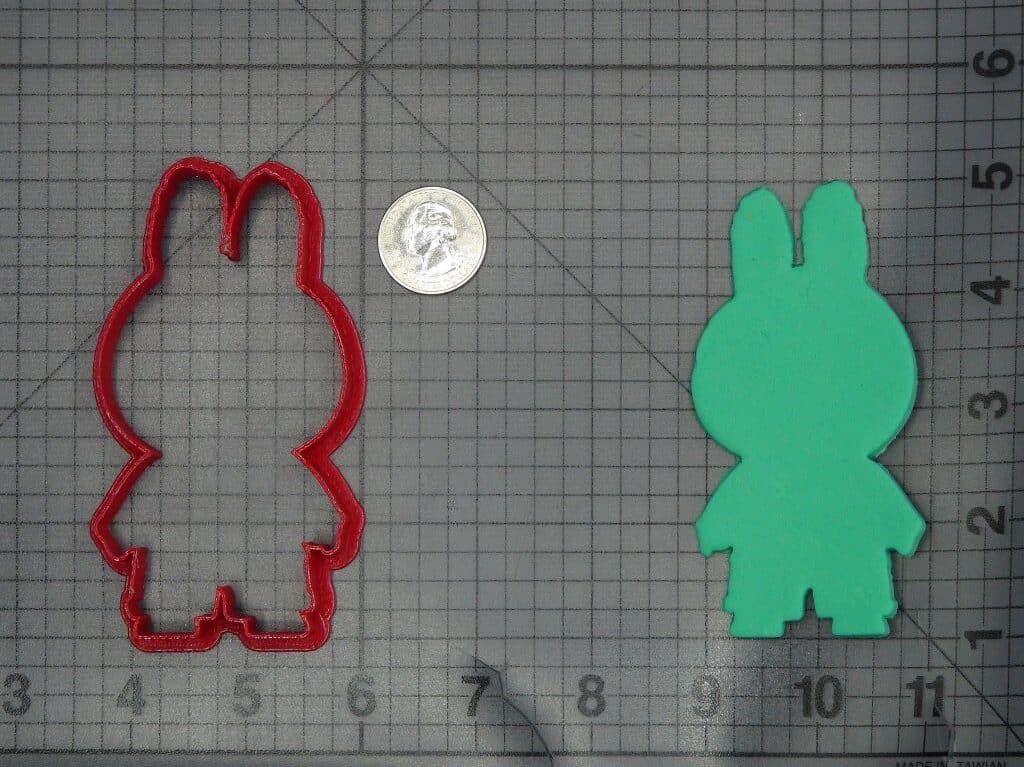 Labubu Body 266-M382 Cookie Cutter Silhouette