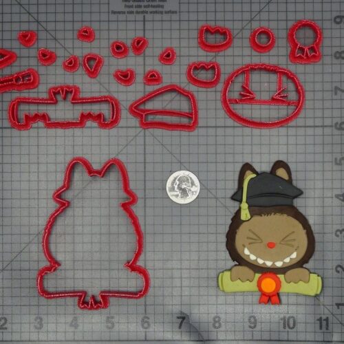 Labubu Graduation 266-M338 Cookie Cutter Set