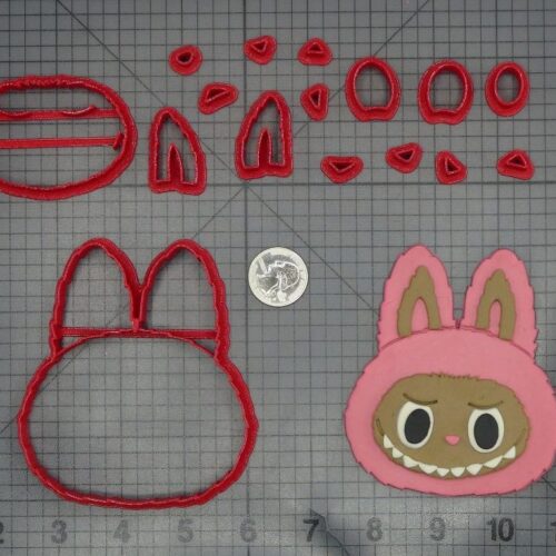 Labubu Head 266-M372 Cookie Cutter Set