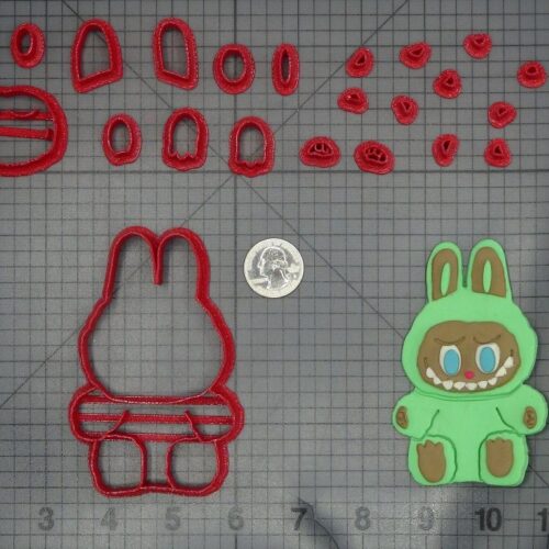 Labubu Sitting Down 266-M361 Cookie Cutter Set
