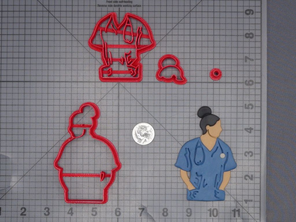Nurse 266-L942 Cookie Cutter Set