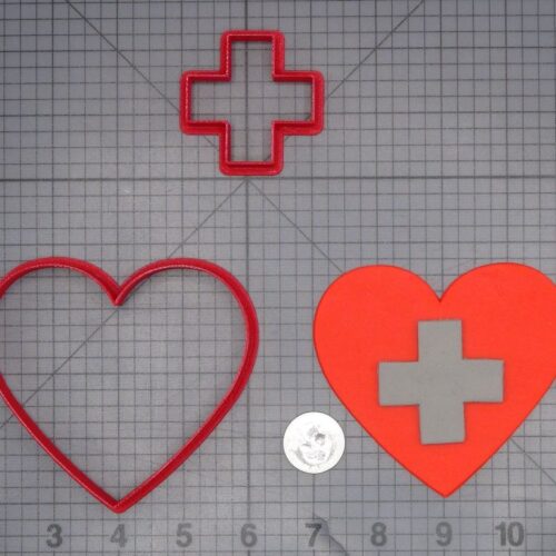 Nurse Heart 266-L863 Cookie Cutter Set
