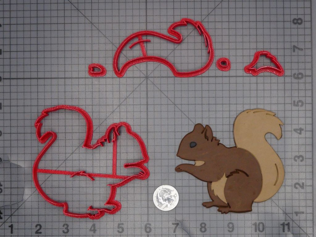 Squirrel 266-M014 Cookie Cutter Set